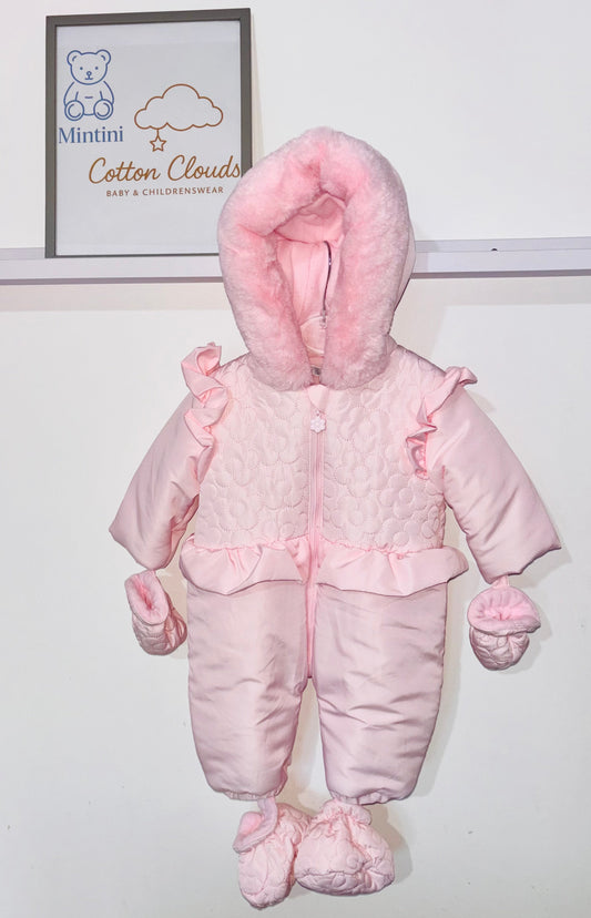 Mintini Pink Snowsuit
