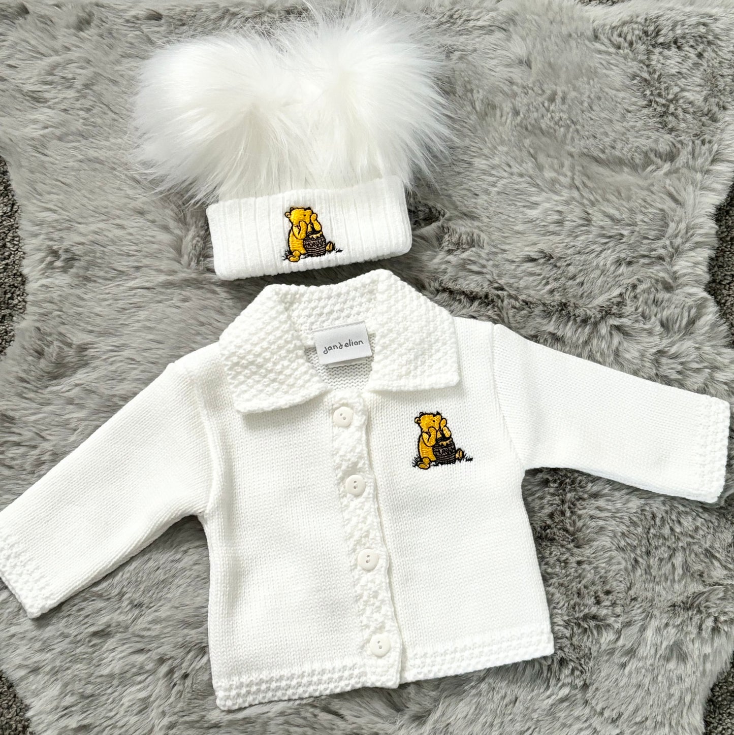 Dandelion White Pooh Cardigan