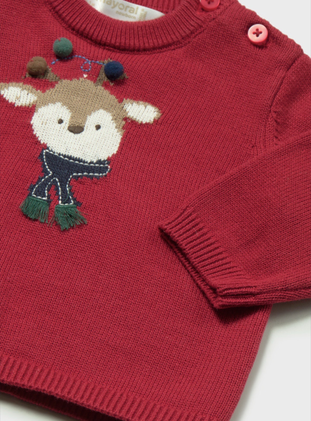 Mayoral Reindeer Sweater & Short Set