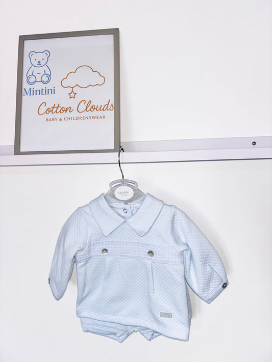 Mintini Blue Shorts Set AW25