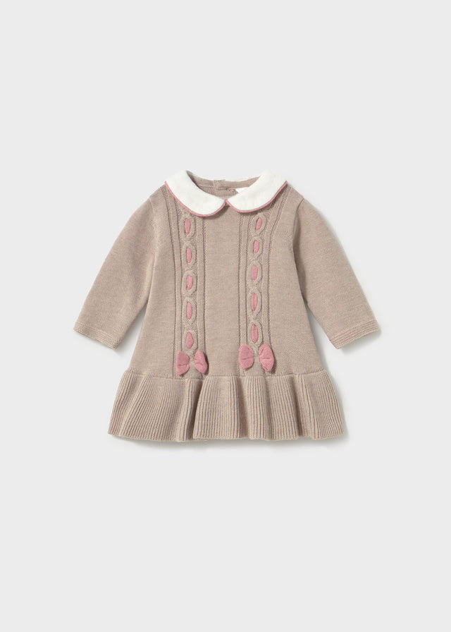 Mayoral Brown Knit Dress