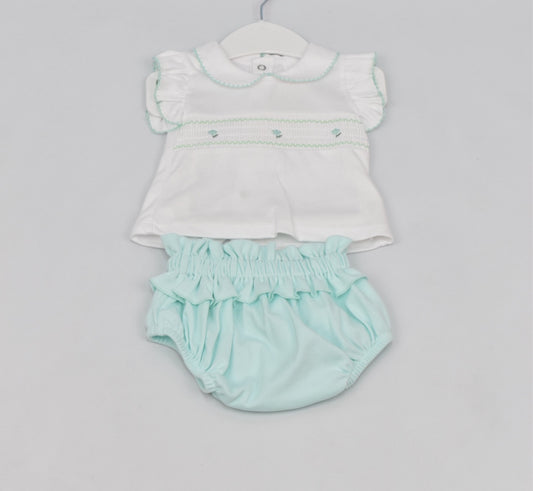 Mint Smock Jam Pant Set