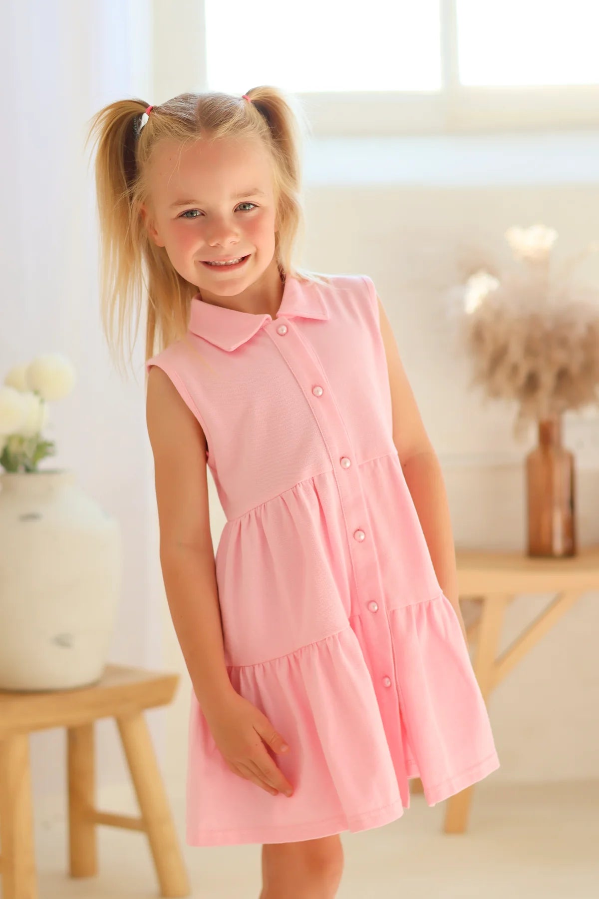 Harris Kids Maya Pink Dress
