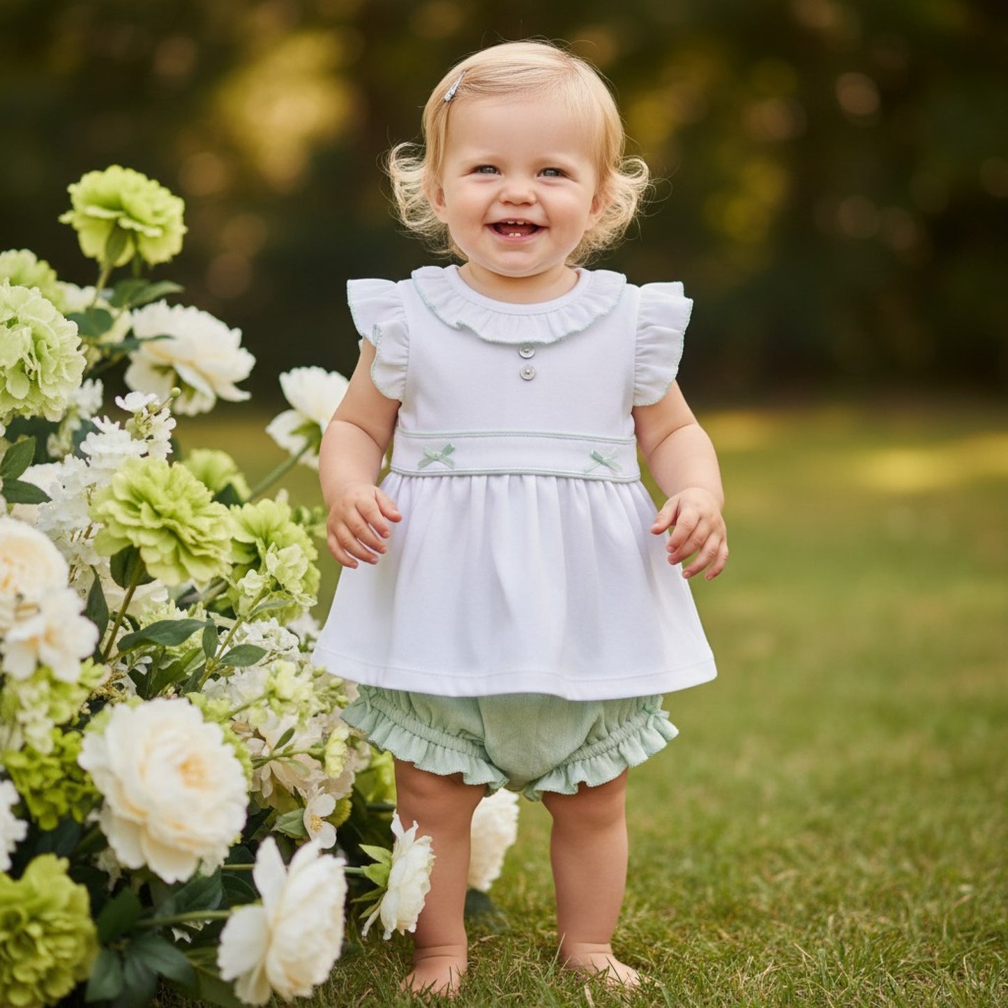 Mintini Pistachio Jam Pant Outfit