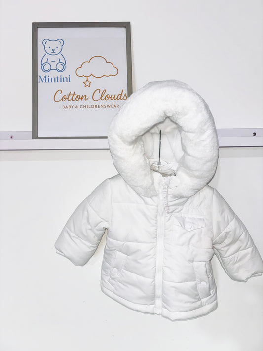 Mintini White AW25 Coat