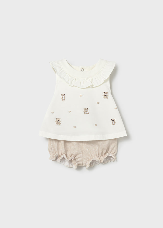 Mayoral Bear Shorts Sets