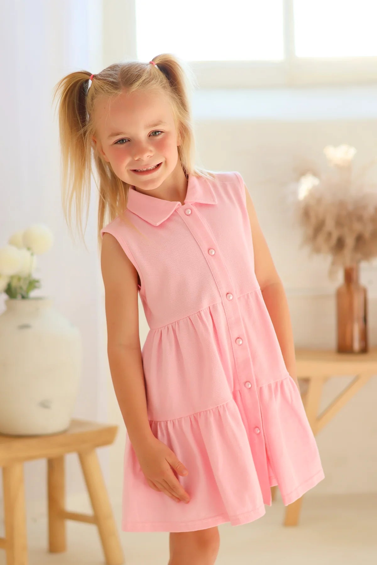 Harris Kids Maya Pink Dress