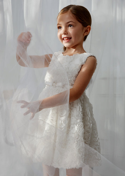 Abel & Lula Cream Puff Dress