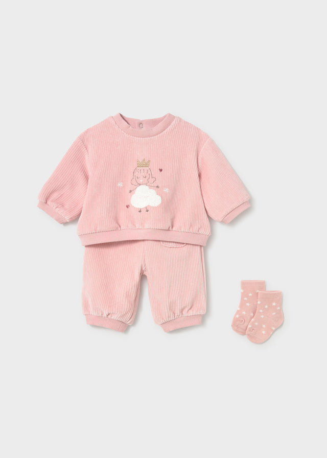 Mayoral Pink Princess Outfit & Socks