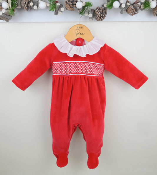 Pex Red Evie Sleepsuit