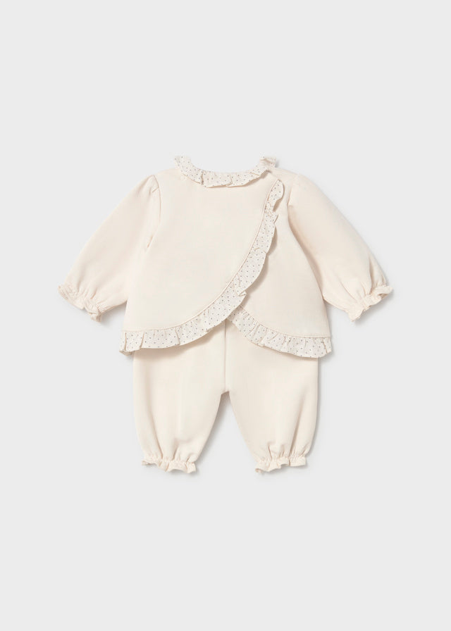Mayoral Grey Flower Trouser Set
