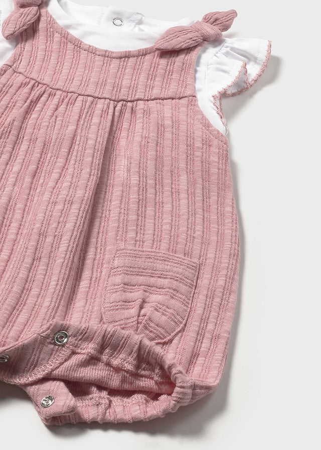 Mayoral Pink Romper & T-shirt