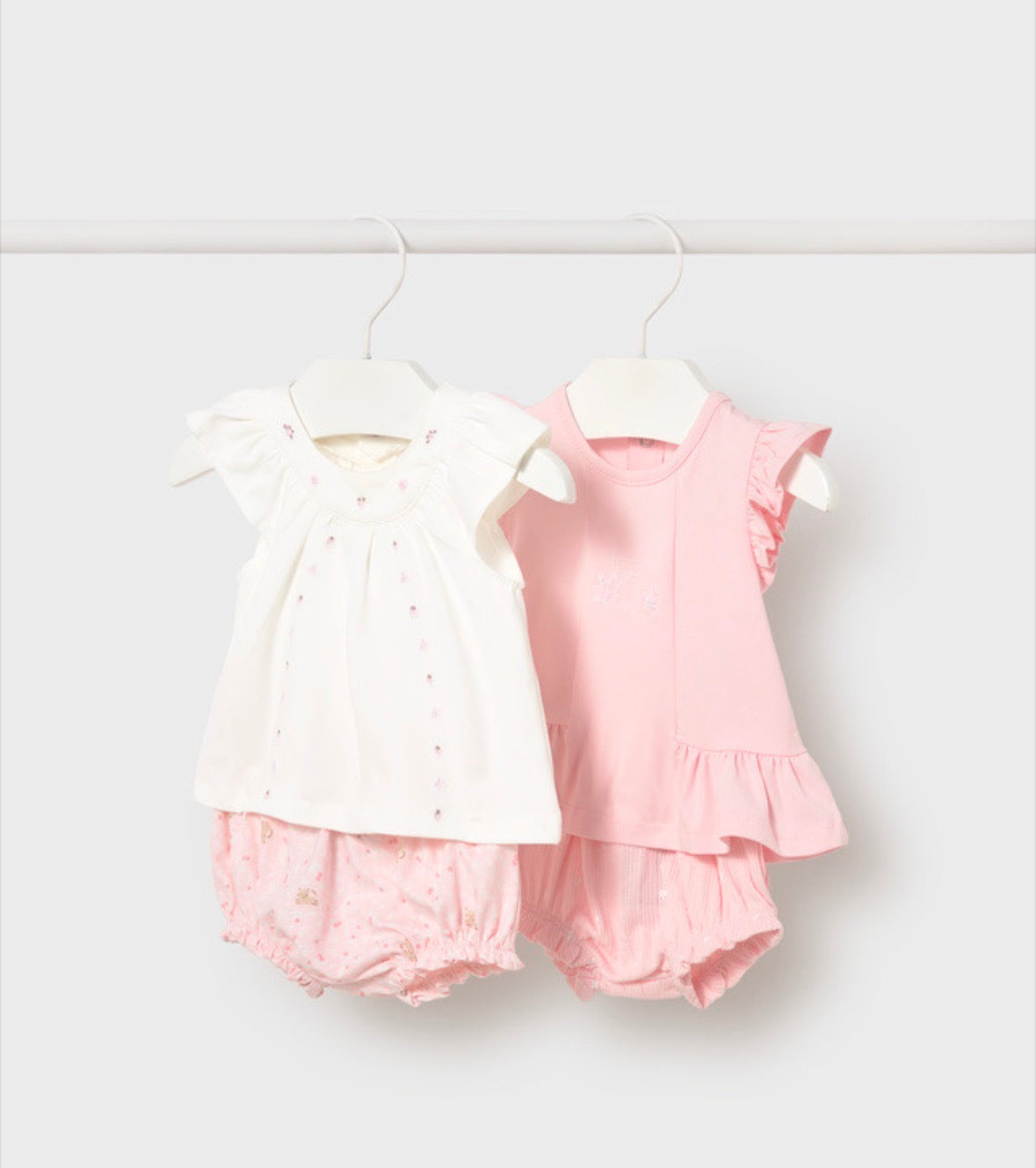 Mayoral Pink Bloomer 2 Outfits