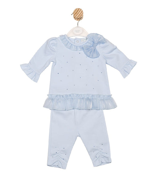 Mintini Blue Bow Tunic Set