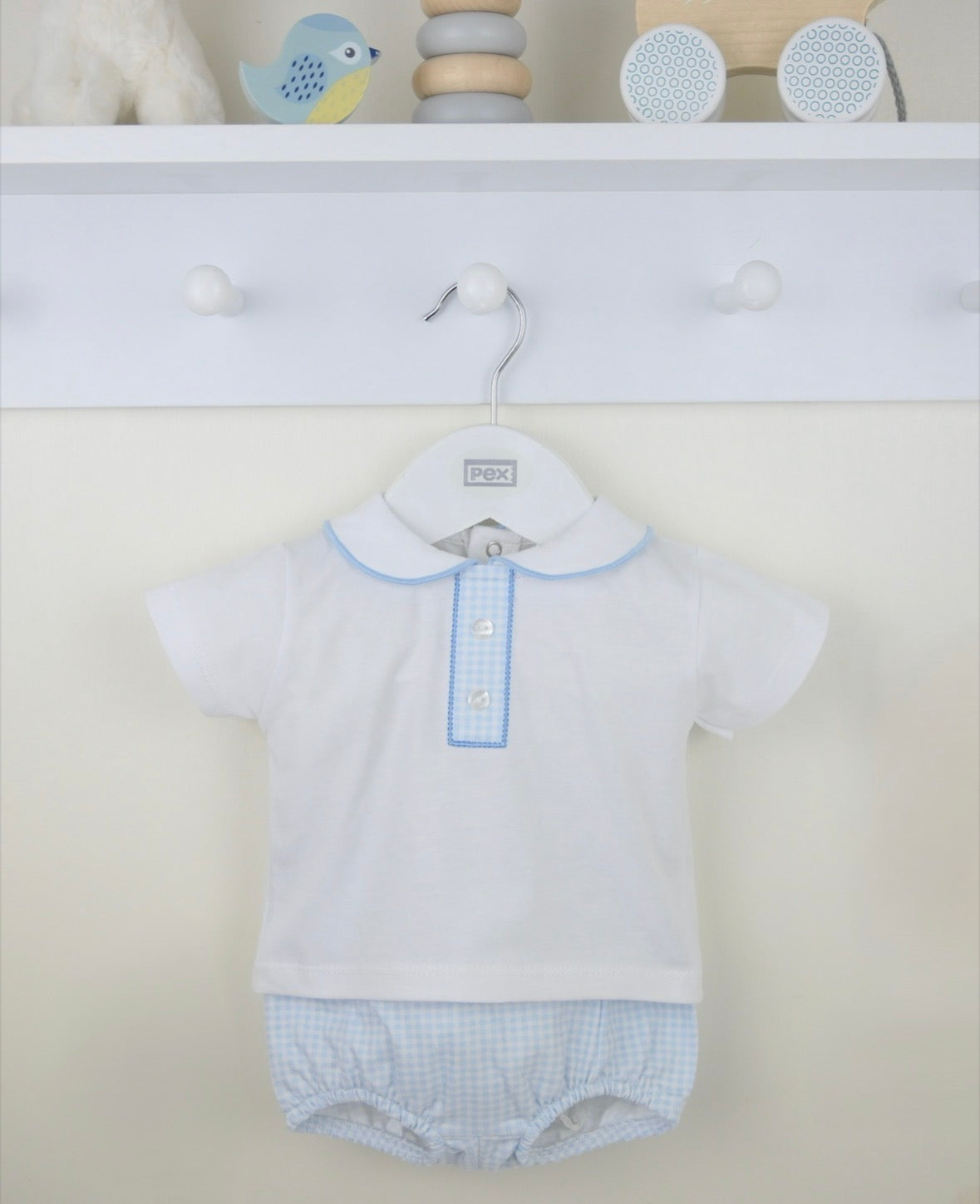 Pex Blue Seth Shorts Outfit