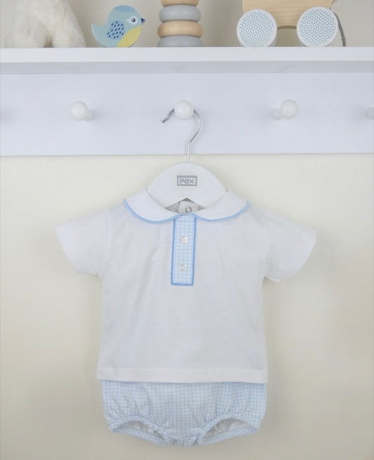Pex Blue Seth Shorts Outfit