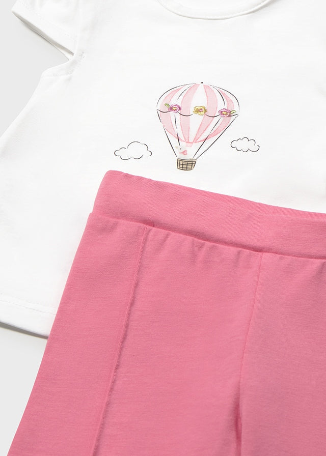 Mayoral Pink Balloon 3 Piece Outfit