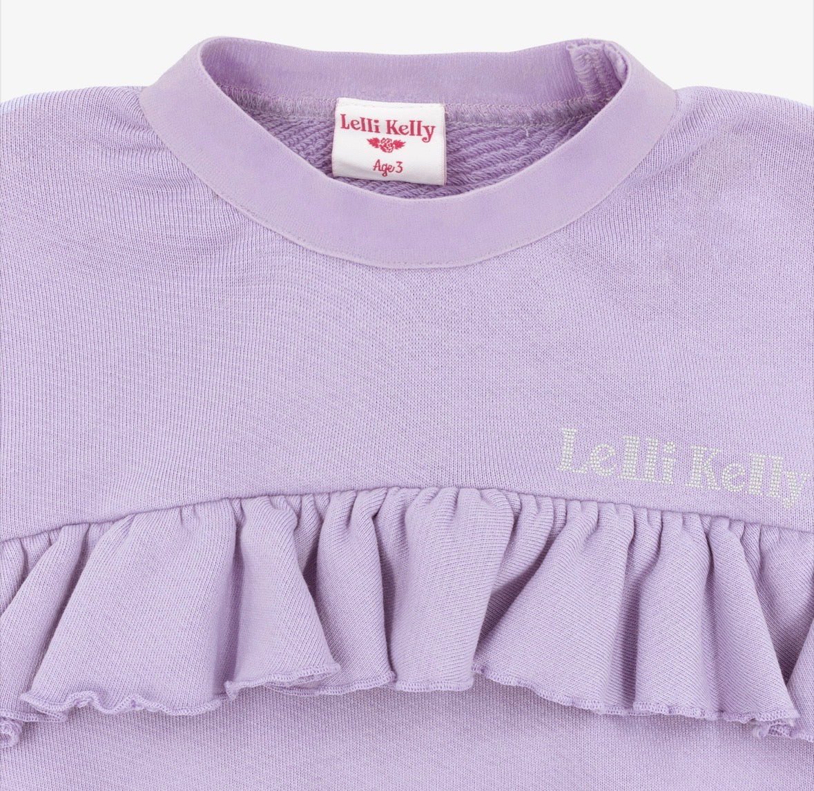 Lelli Kelly Lilac Ruffle Sweatshirt