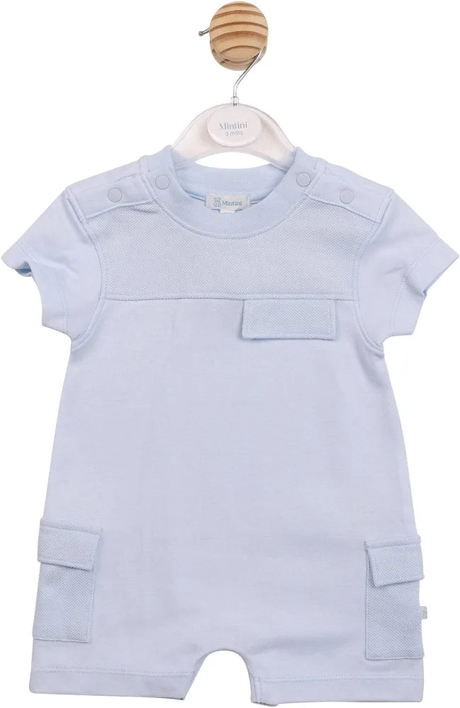 Mintini blue Romper