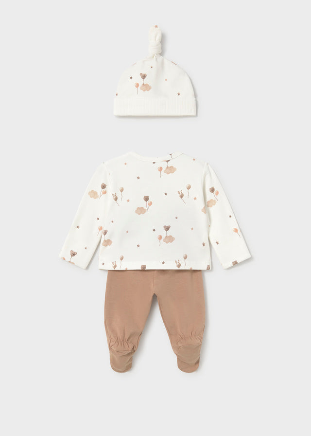 Mayoral Beige Balloon 3 Piece Set