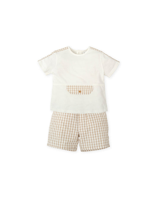 Tutto Piccolo Sand Shorts Set