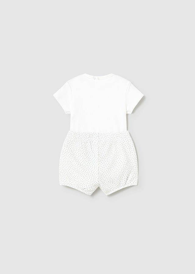 Mayoral Grey Swan Bodysuit Shorts Sets