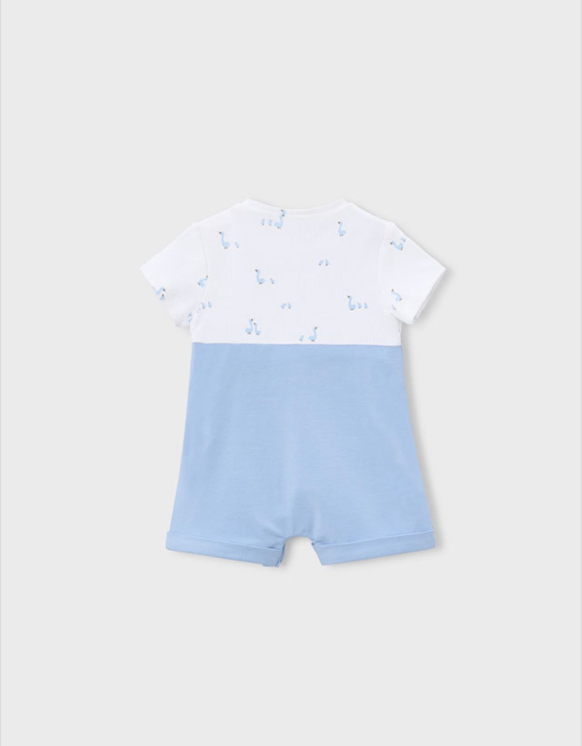 Mayoral Blue Swan Romper