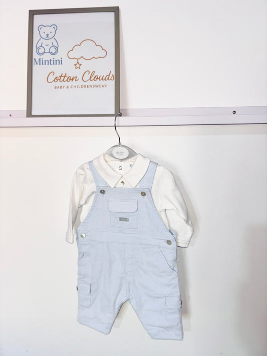 Mintini Blue AW25 Dungaree Set