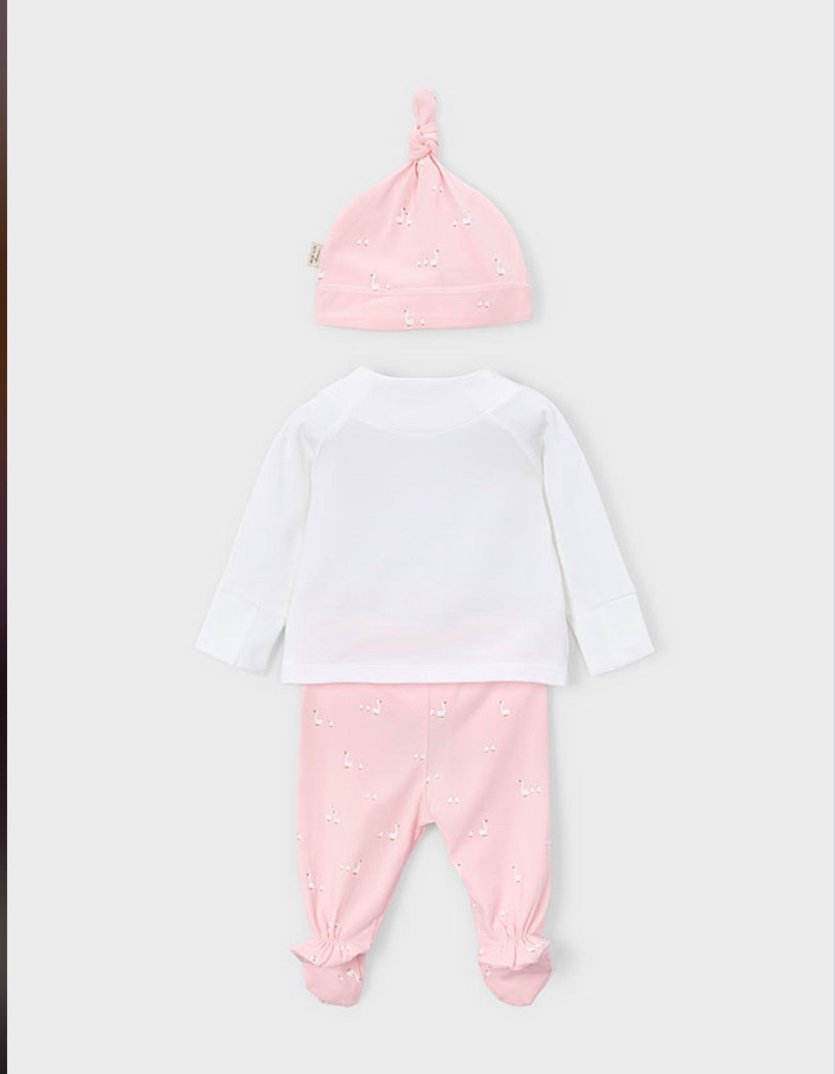 Mayoral Pink Love You Swan Set