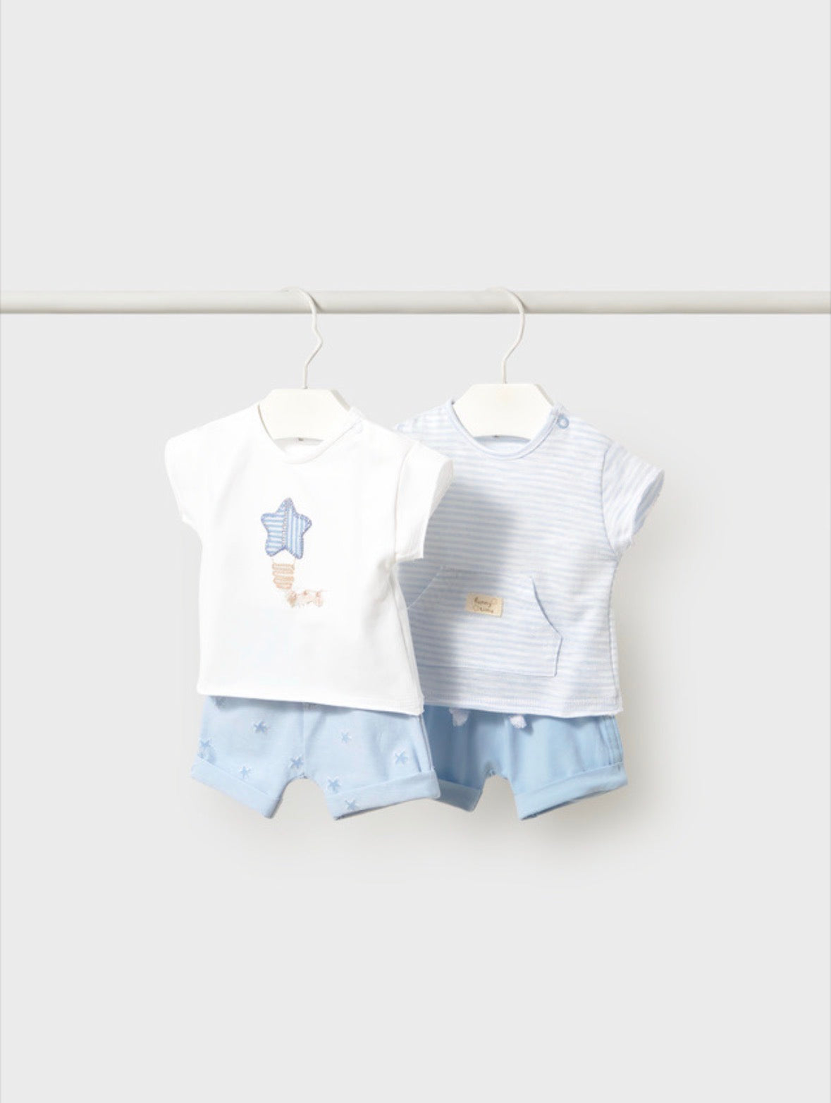 Mayoral Blue Star Shorts Two Pack