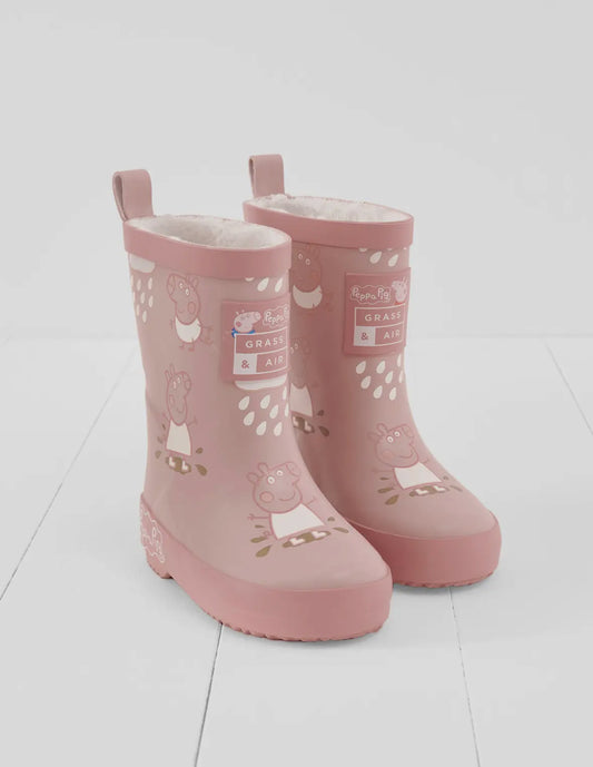 Grass & Air Pink Peppa Pig Wellies