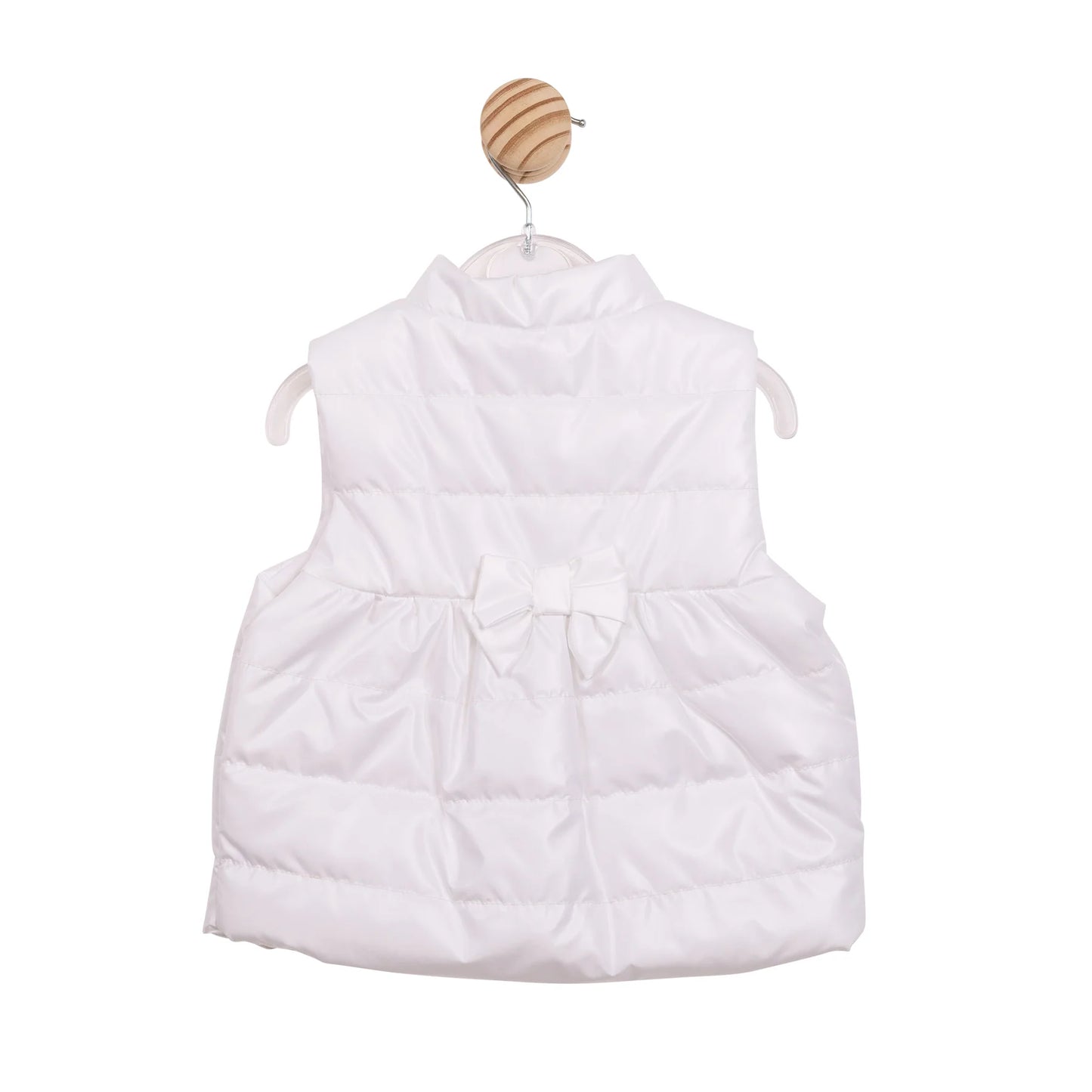 Mintini White Bow Gilet