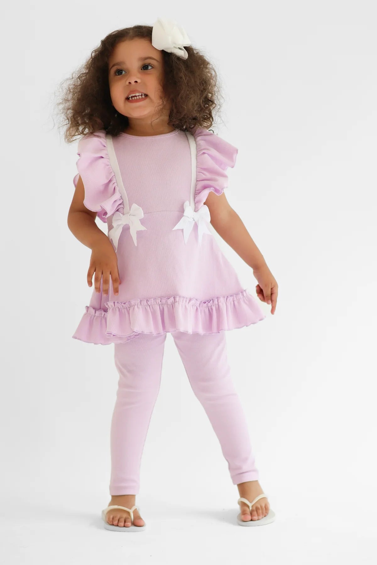 Harris Kids Lilac Mia Leggings & Shorts Set