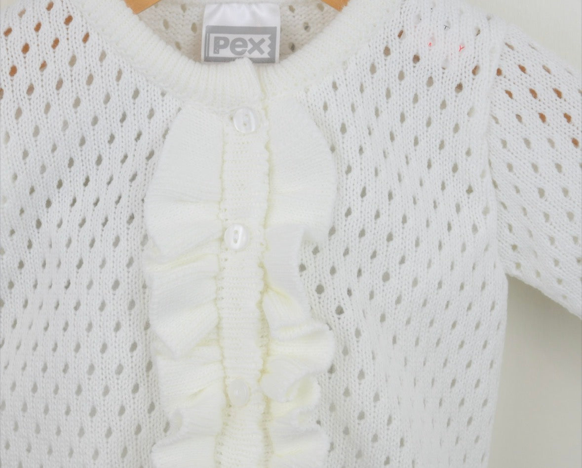 Pex White Luella Cardigan