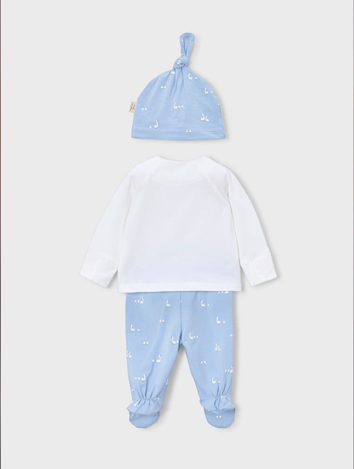 Mayoral Blue Love You Swan Set
