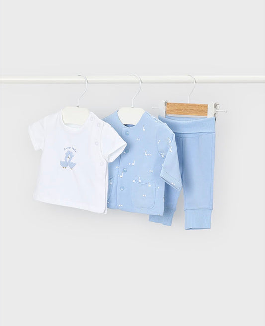 Mayoral Blue Swan Always Together 3 Piece Set