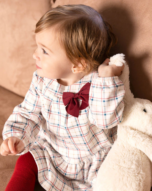 Tutto Piccolo Check Dress & Tights