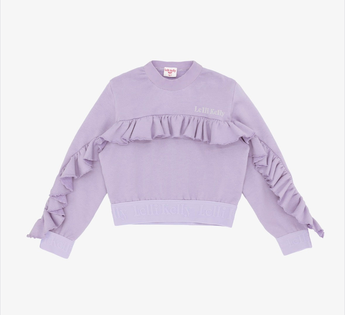 Lelli Kelly Lilac Ruffle Sweatshirt