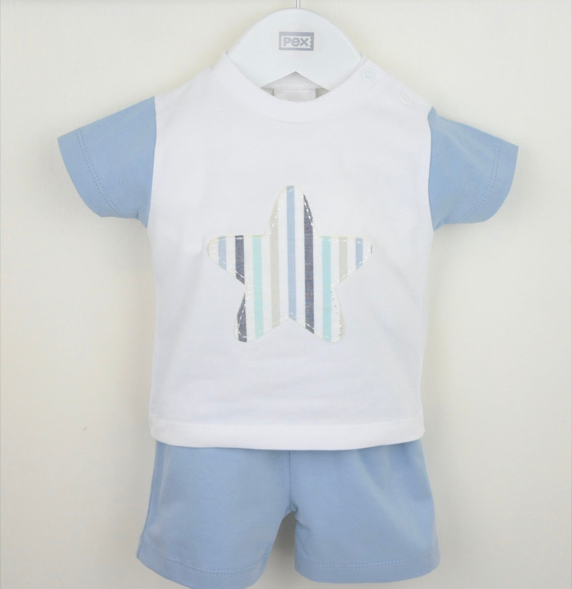 Pex Blue Star Shorts Set