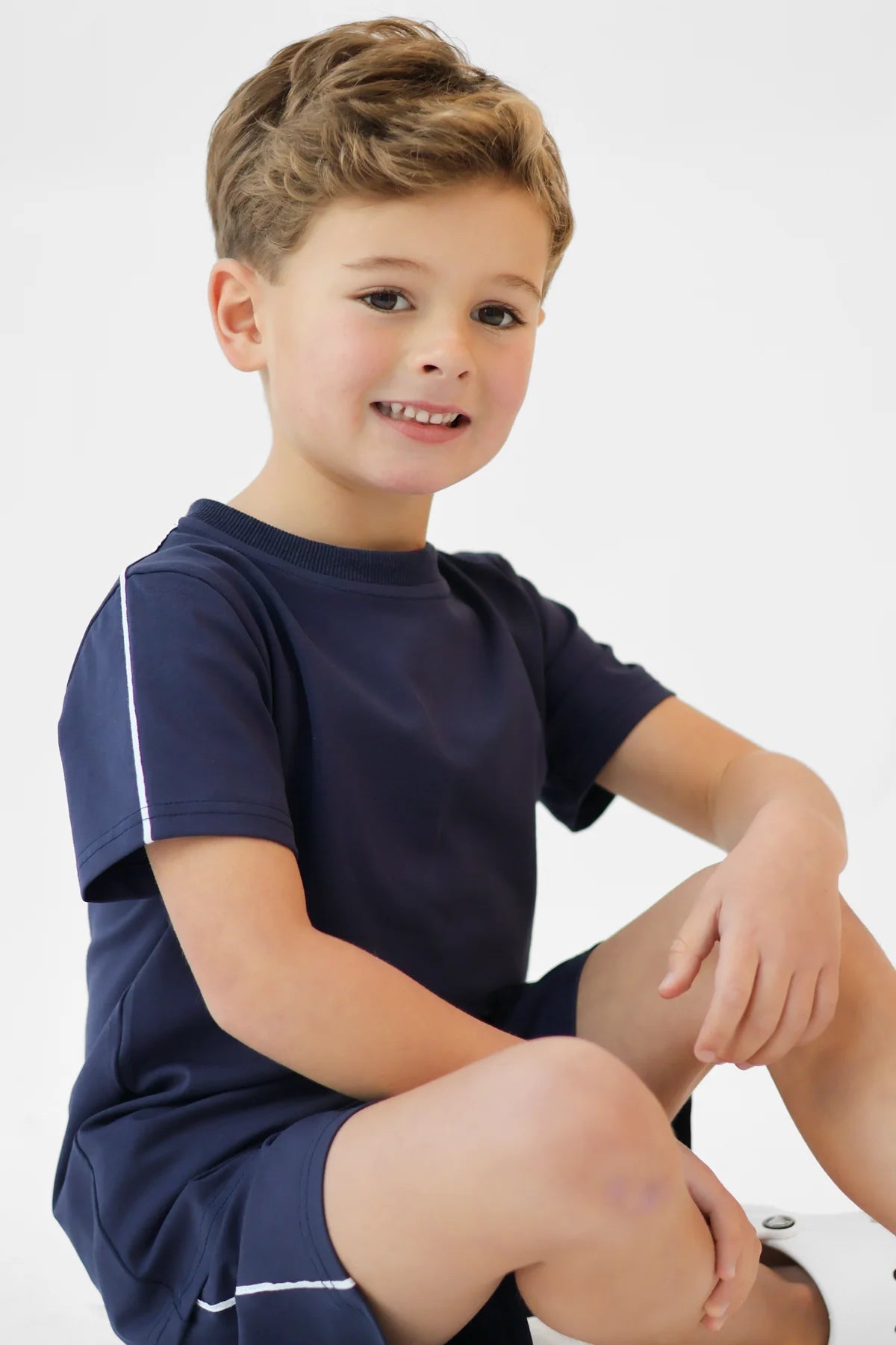Harris Kids Eddie Navy Shorts Set