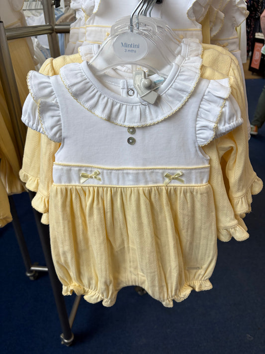 Mintini Lemon Romper SS26