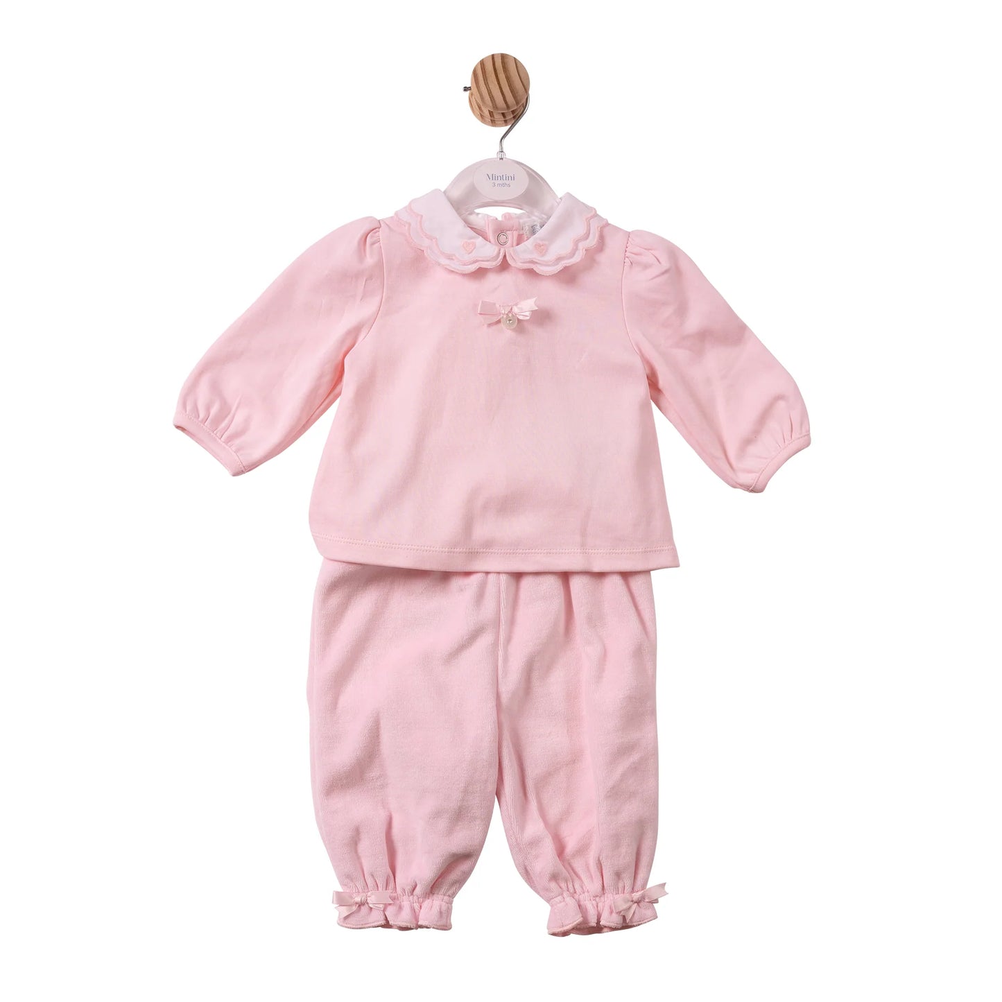 Mintini Pink Smock Top & Trouser Set