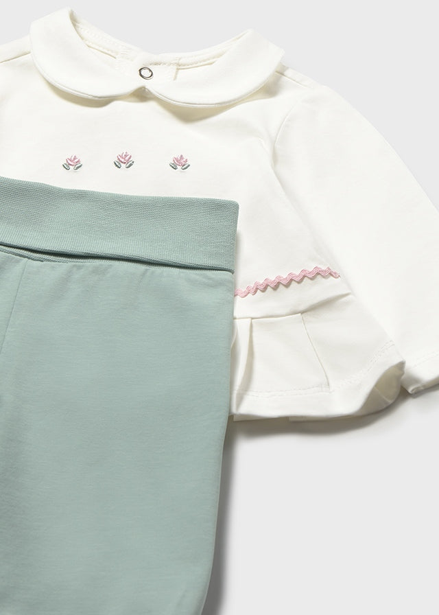 Mayoral Flower Trouser Set