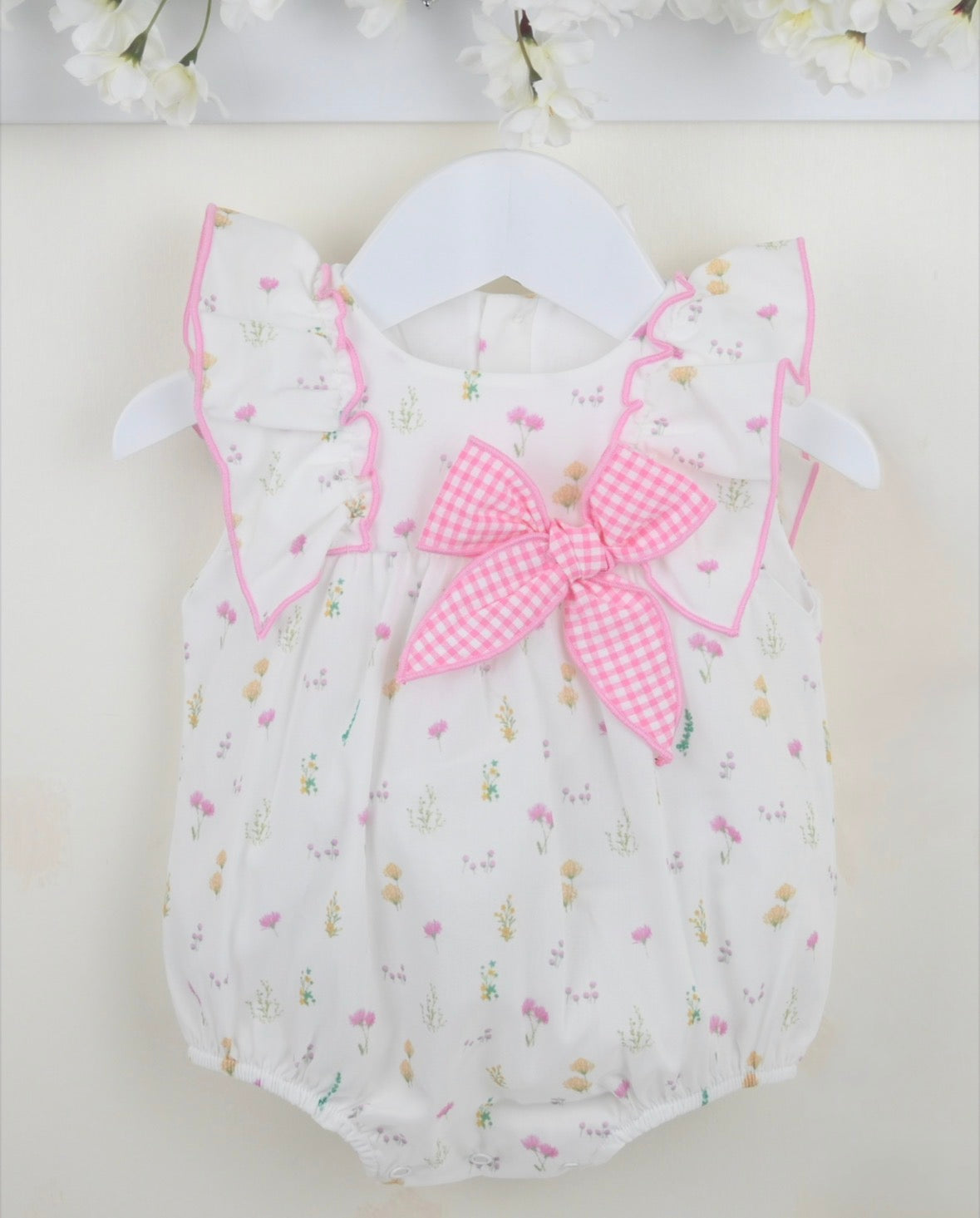 Pex Pink Floral June Romper