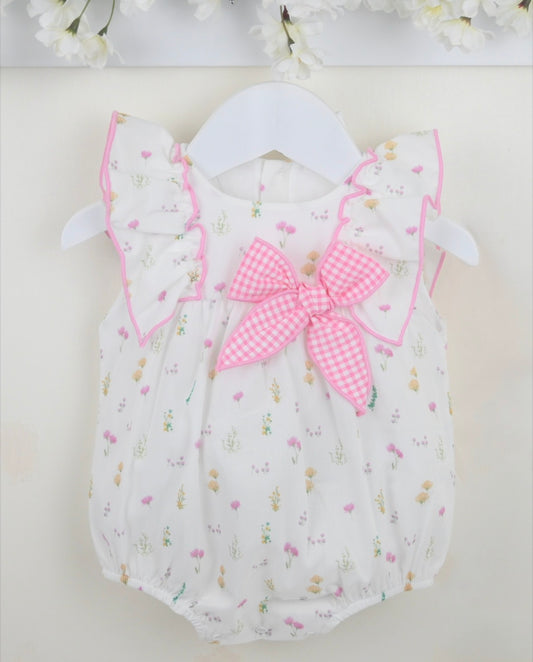 Pex Pink Floral June Romper