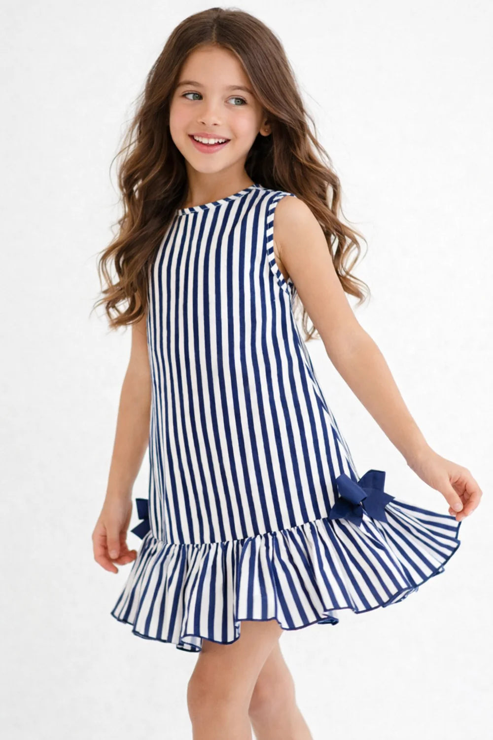 Harris Kids Grace Navy Dress
