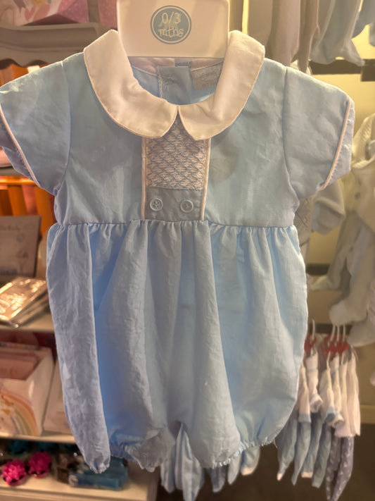 Smock Button Romper