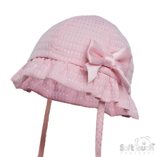 Pink Bow Hat