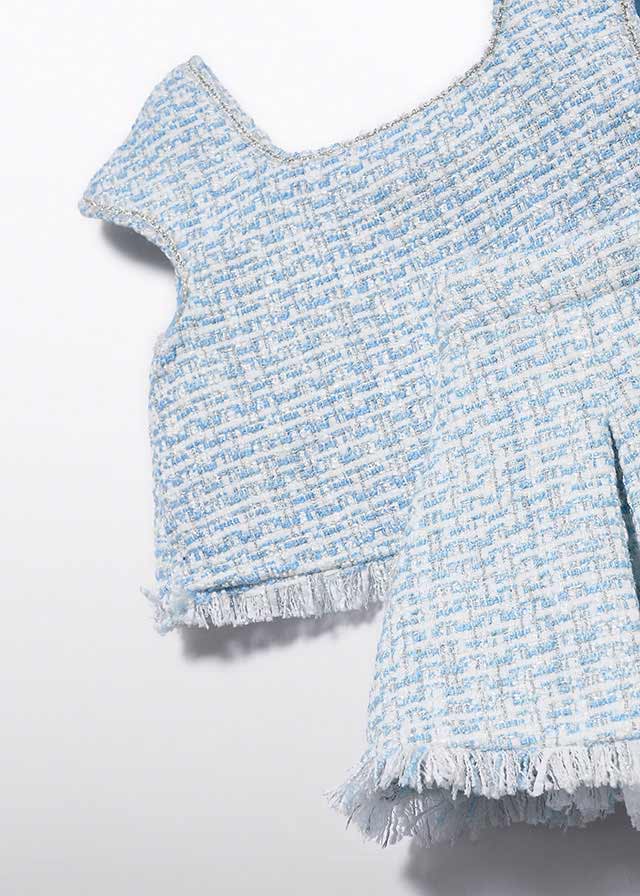 Abel & Lula Blue Skirt Set