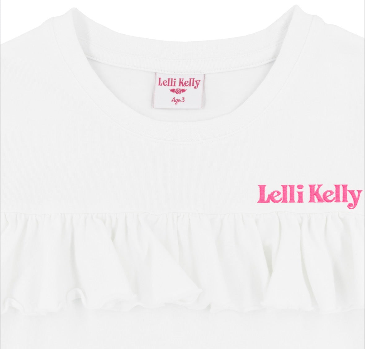 Lelli Kelly White Ruffle Top
